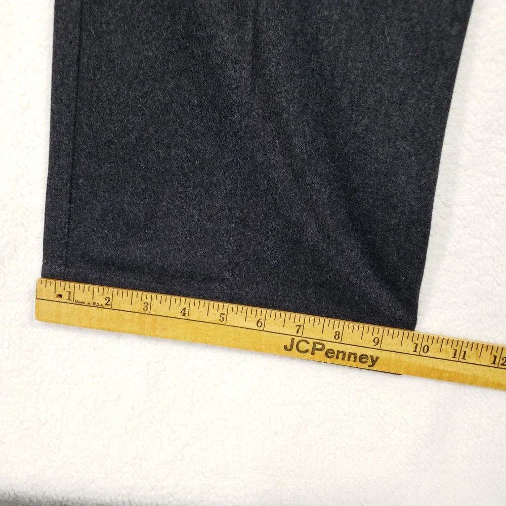 Banana Republic Dress Pants Mens 34/32 Gray Wool Blend Trousers Military Tab VTG